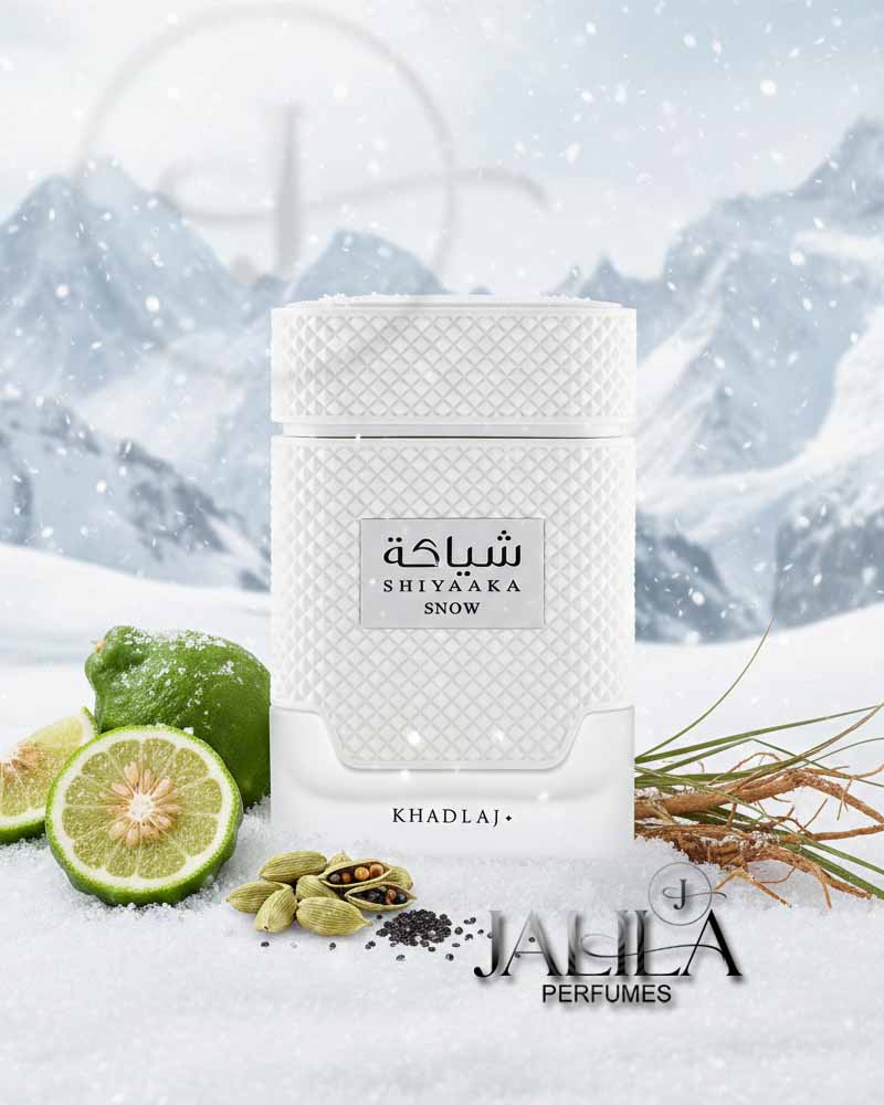 KHADLAJ SHIYAAKA SNOW FOR MEN EDP 100 ML | Jalila Perfumes